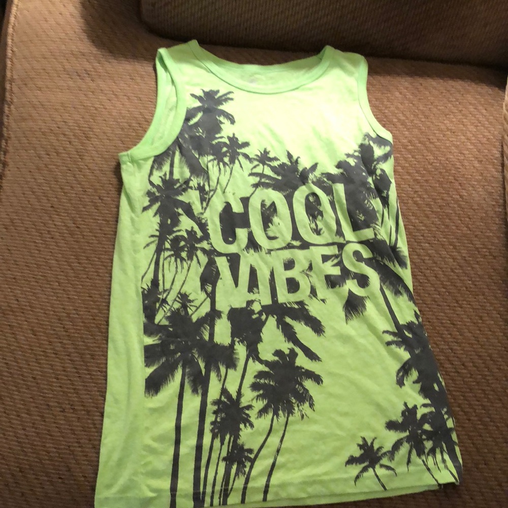 Black and Green “Cool Vibes” tank top